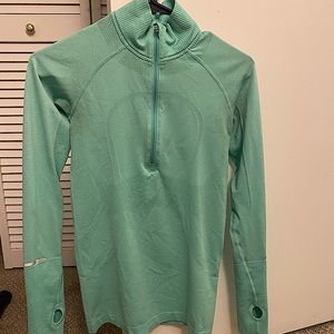 Mint green Lululemon quarter zip up